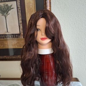 Luxurious Brown Hair Wig
